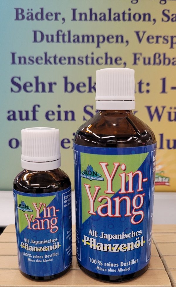 Original YIN YANG Alt Japanisches Pflanzenöl 100 ml